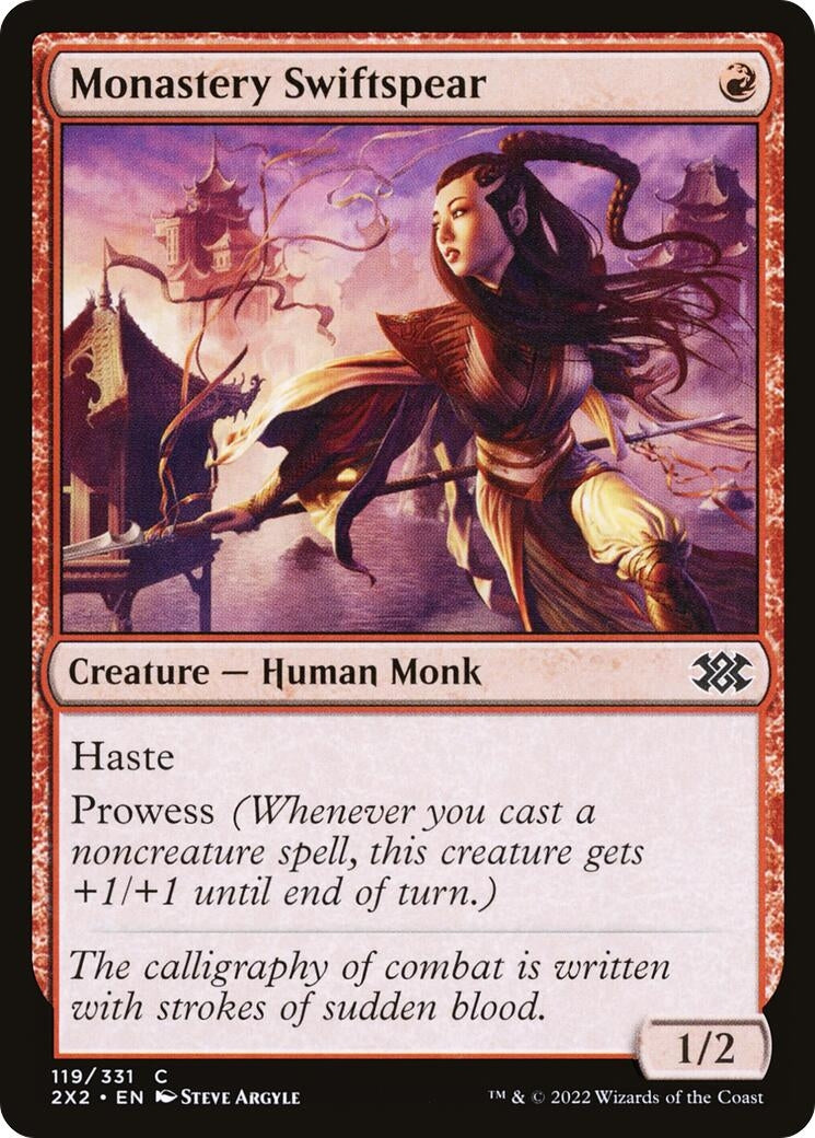 Monastery Swiftspear (119) (Double Masters 2022)