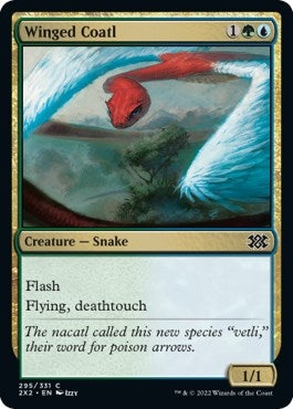 Winged Coatl (295) (Double Masters 2022)
