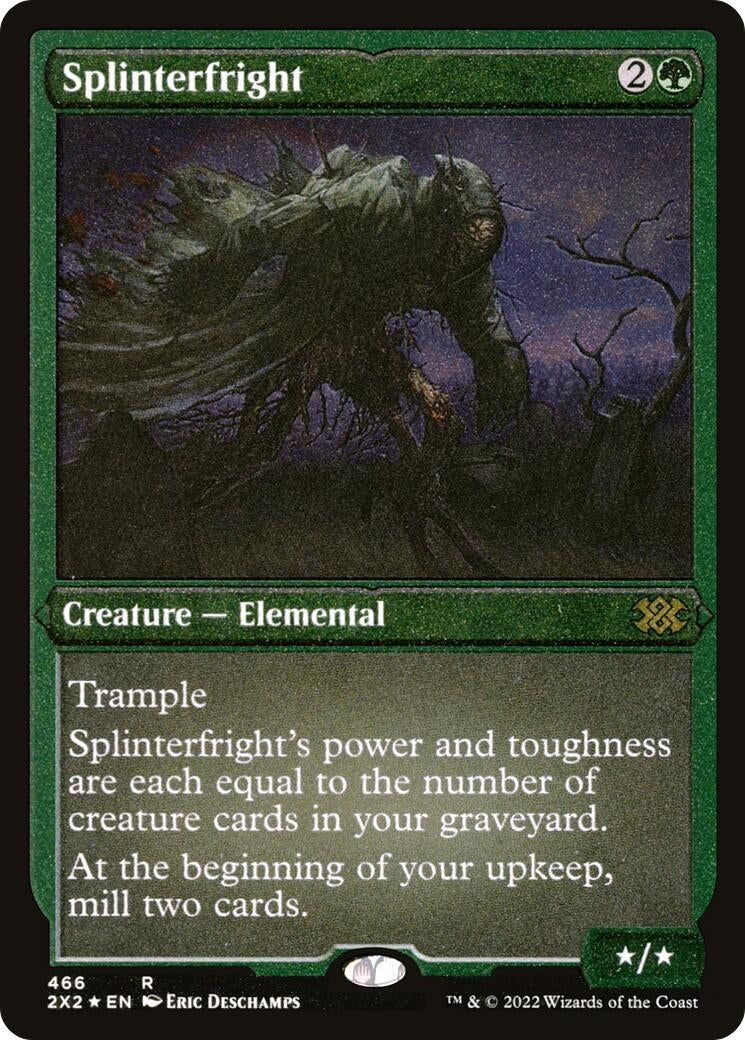 Splinterfright (Foil Etched) (466) (Double Masters 2022)