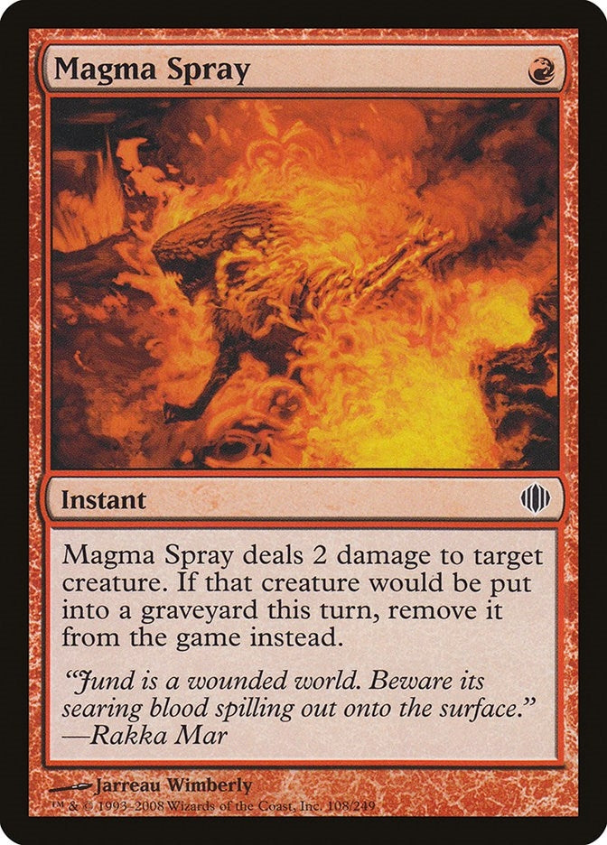 Magma Spray (108) (Shards of Alara)