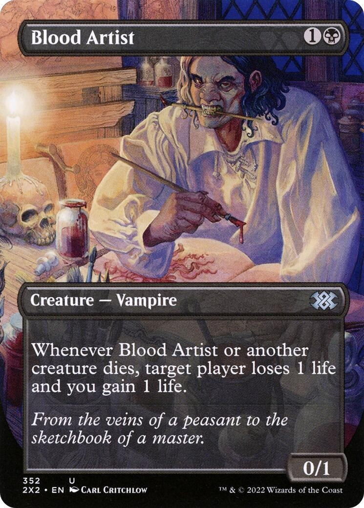 Blood Artist (Borderless) (352) (Double Masters 2022)