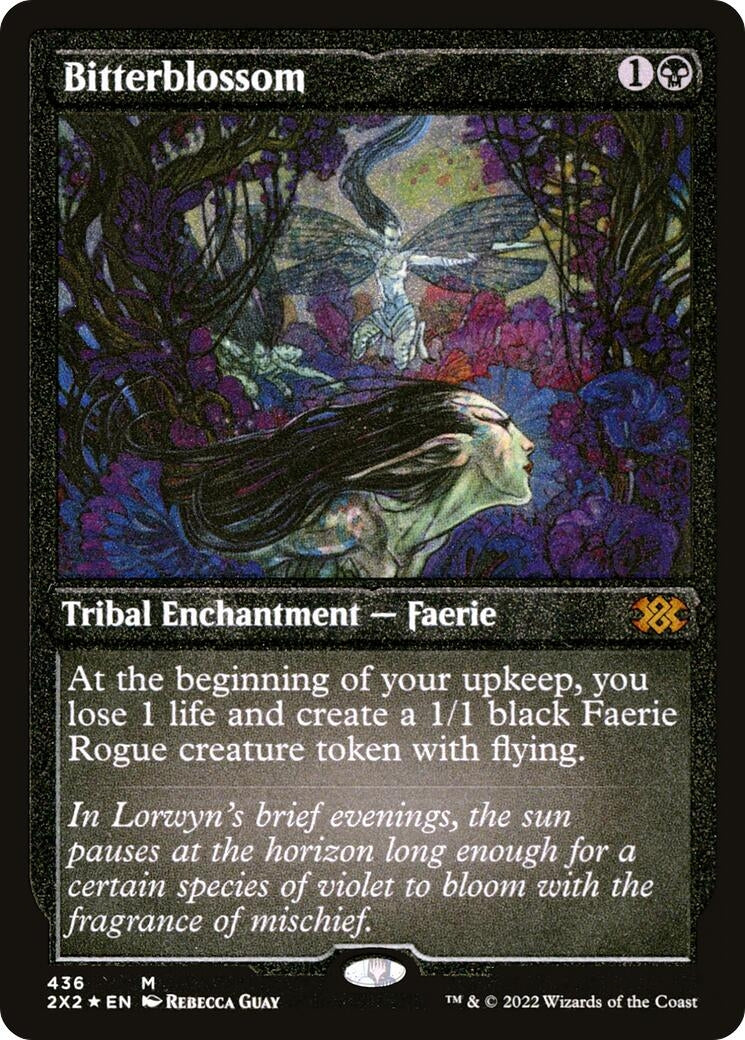 Bitterblossom (Foil Etched) (436) (Double Masters 2022)
