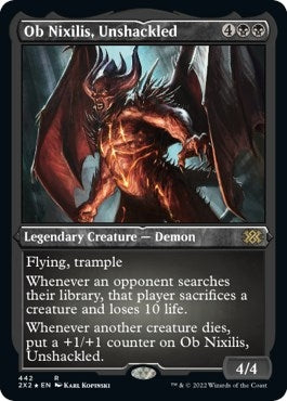Ob Nixilis, Unshackled (Foil Etched) (442) (Double Masters 2022)