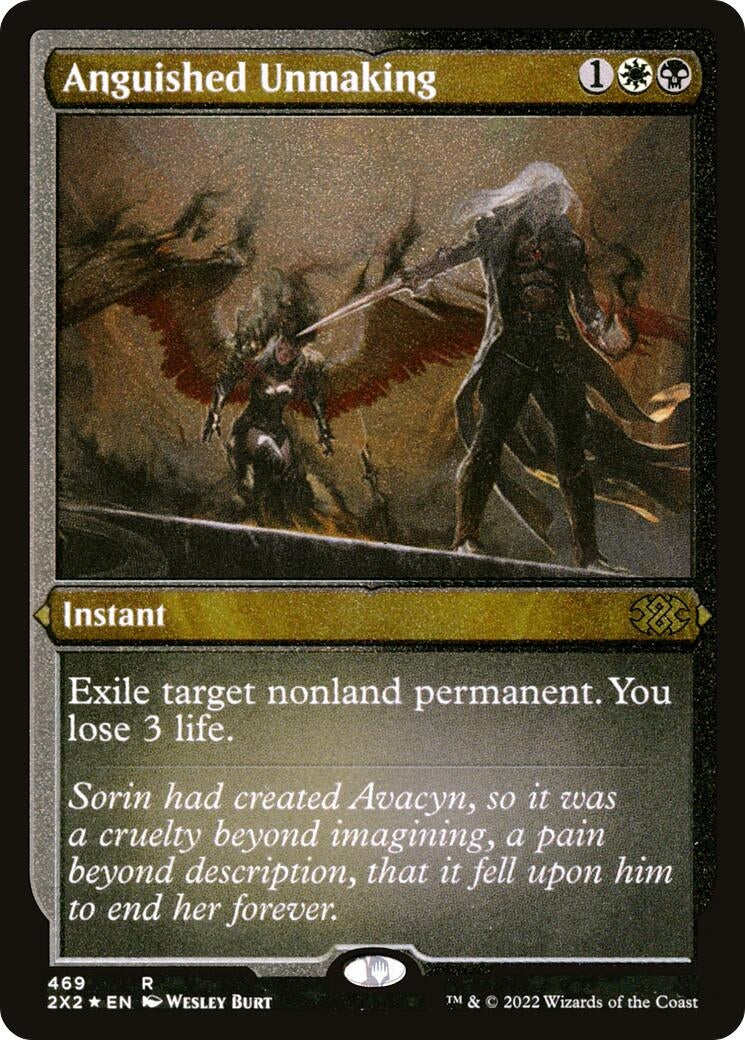 Anguished Unmaking (Foil Etched) (469) (Double Masters 2022)