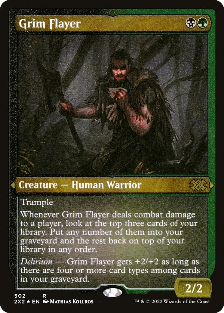 Grim Flayer (Foil Etched) (502) (Double Masters 2022)