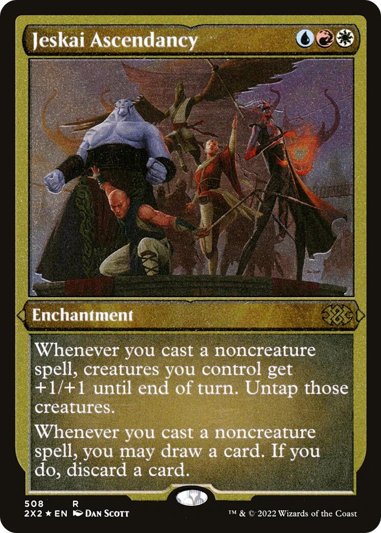 Jeskai Ascendancy (Foil Etched) (508) (Double Masters 2022)