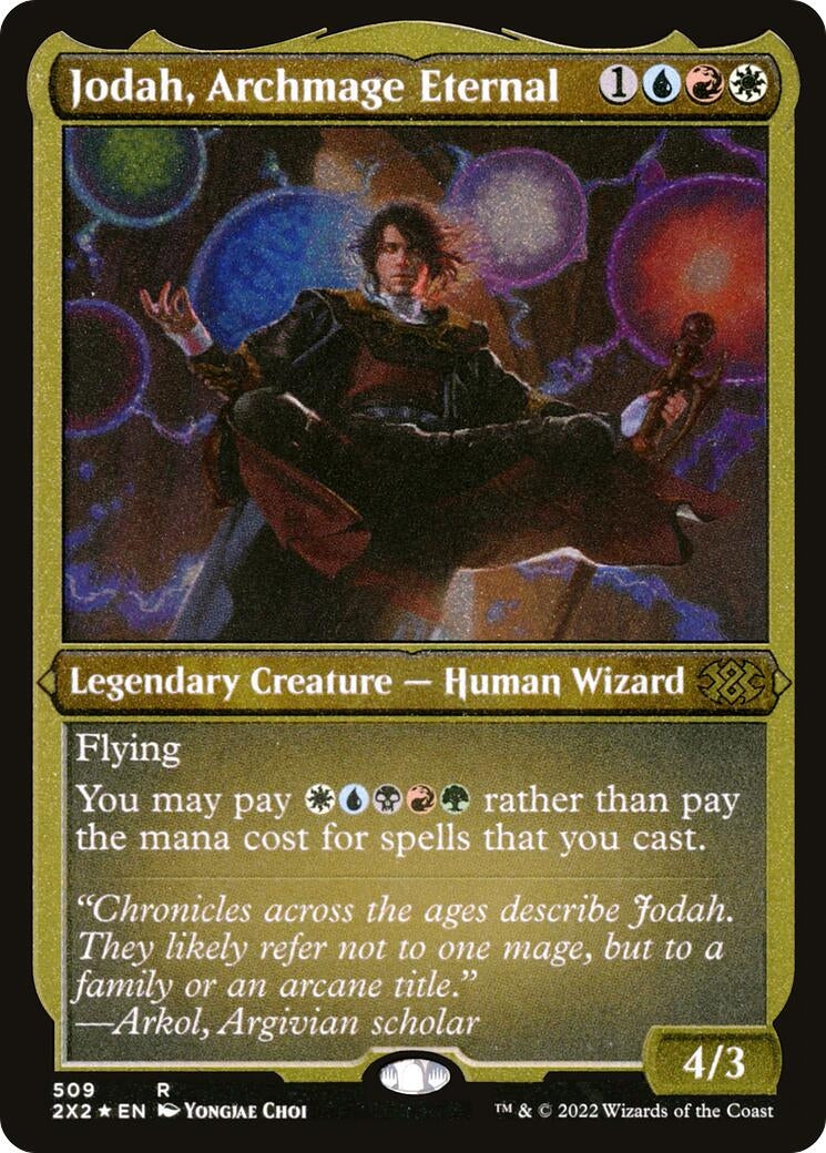 Jodah, Archmage Eternal (Foil Etched) (509) (Double Masters 2022)