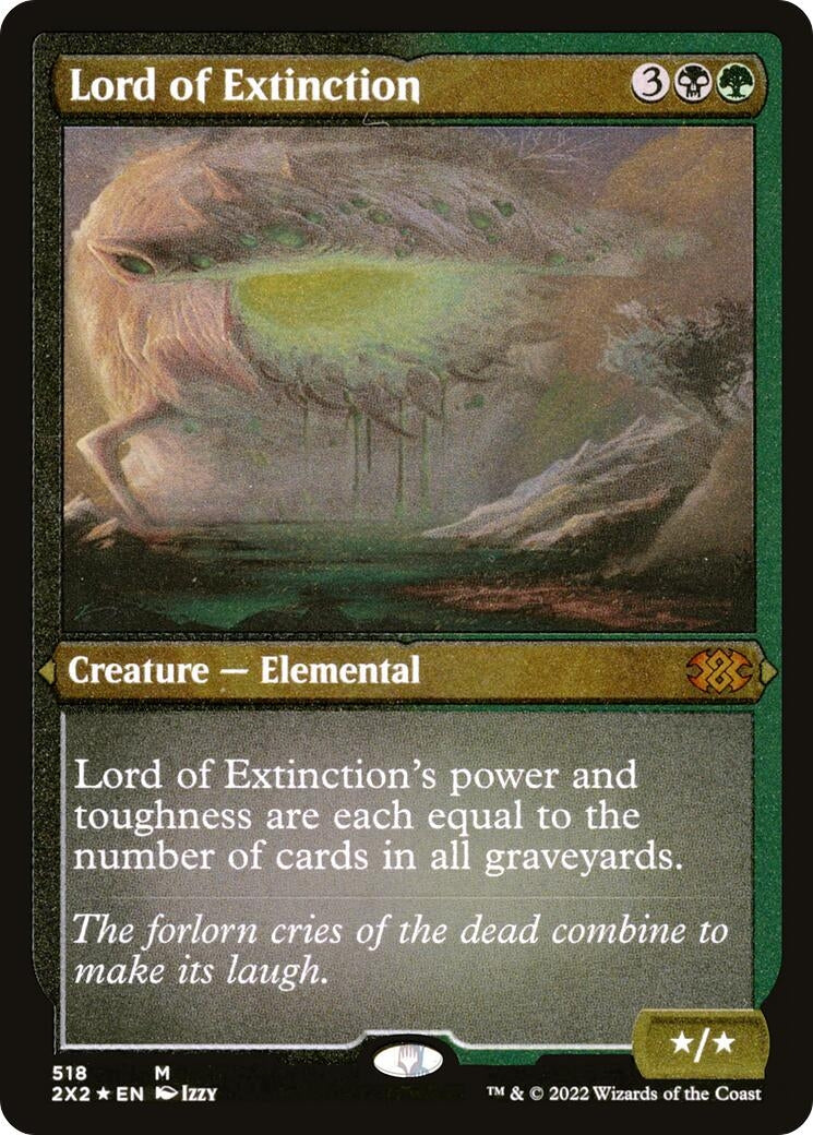 Lord of Extinction (Foil Etched) (518) (Double Masters 2022)