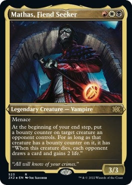 Mathas, Fiend Seeker (Foil Etched) (523) (Double Masters 2022)