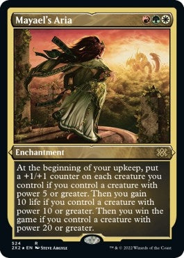 Mayael's Aria (Foil Etched) (524) (Double Masters 2022)
