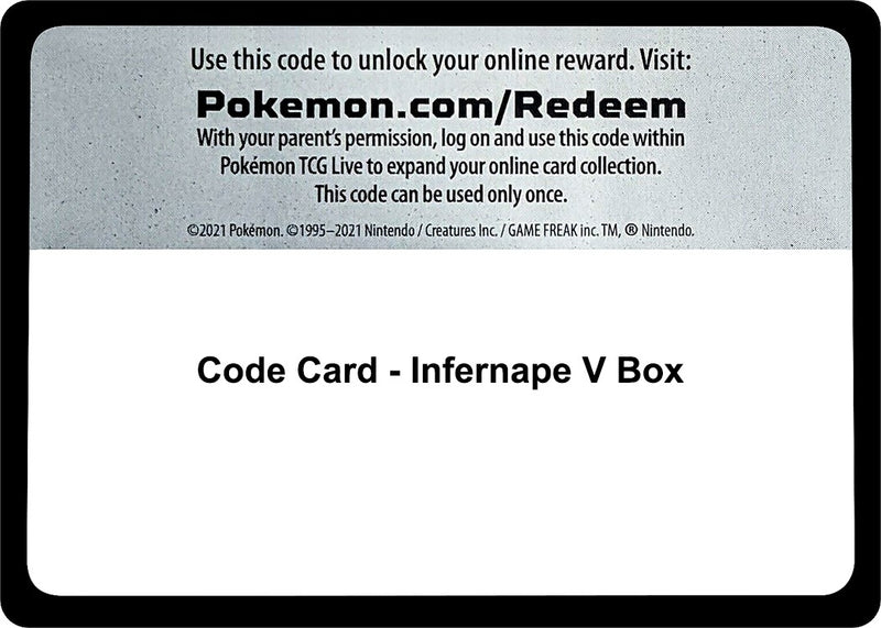 Image for Code Card - Infernape V Box (Miscellaneous Cards & Products) - Pokemon