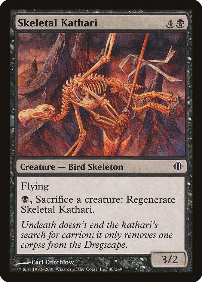 Skeletal Kathari (88) (Shards of Alara)