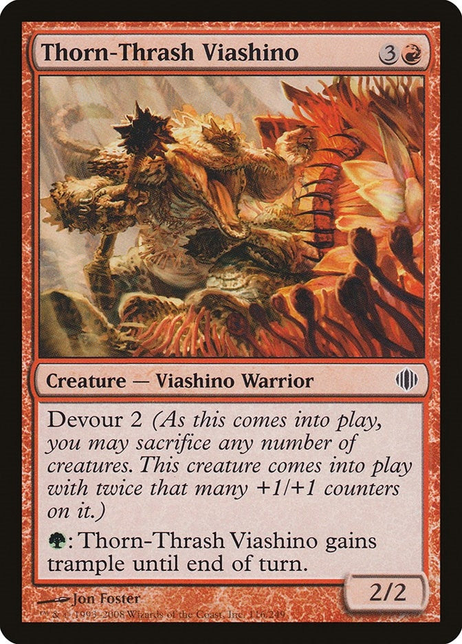 Thorn-Thrash Viashino (116) (Shards of Alara)