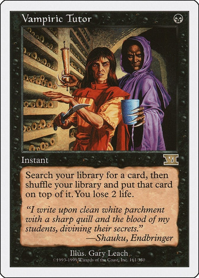 Vampiric Tutor (161) (Classic Sixth Edition)