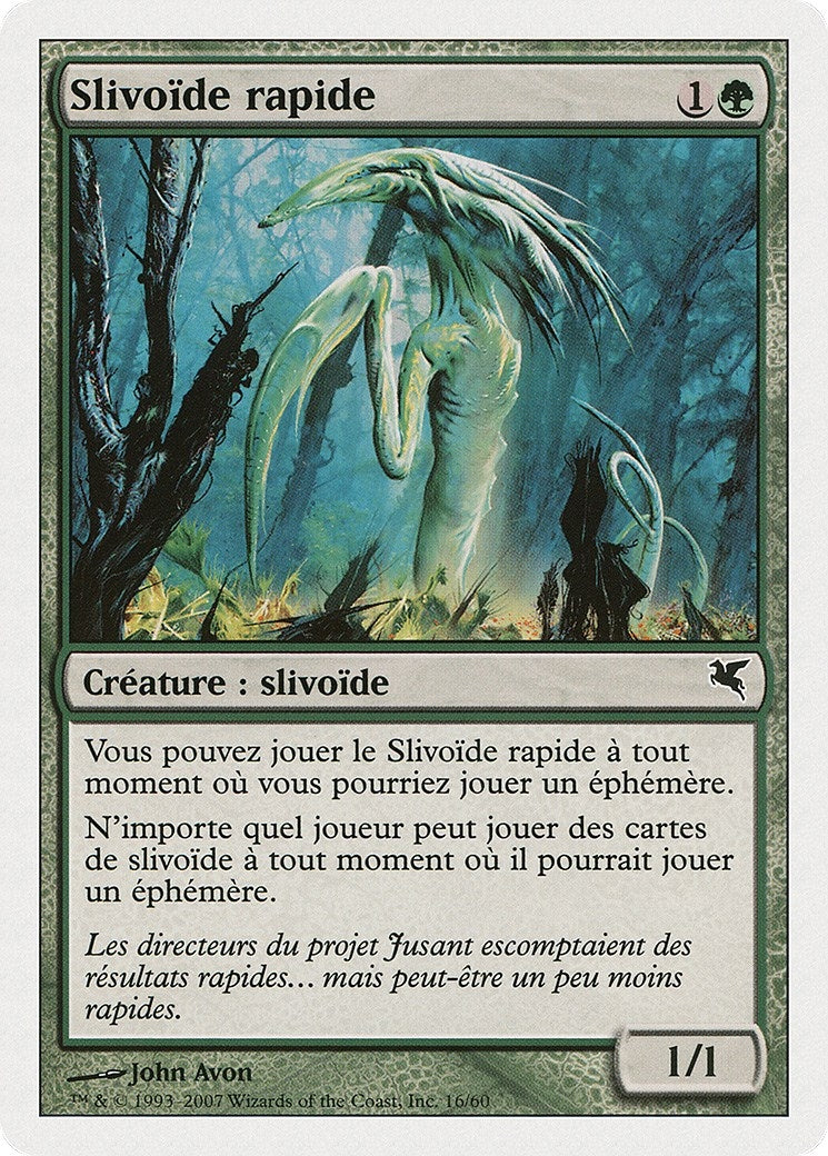 Quick Sliver (French) - "Slivoïde rapide" (D16) (Magic Encyclopedia 2005 (Salvat/Hachette))