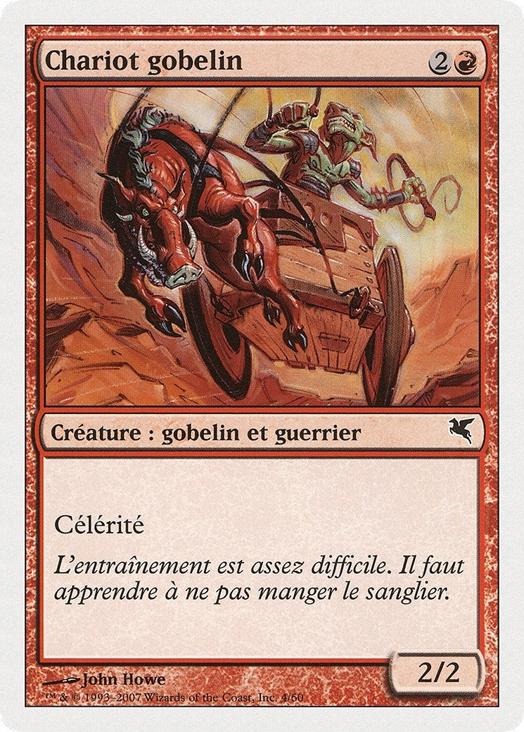 Goblin Chariot (French) - "Chariot gobelin" (I4) (Magic Encyclopedia 2005 (Salvat/Hachette))