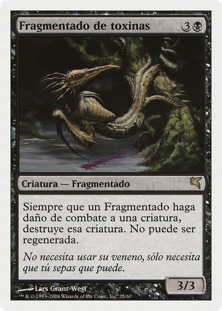 Toxin Sliver (Spanish) - "Fragmentado de toxinas" (D25) (Magic Encyclopedia 2005 (Salvat/Hachette))