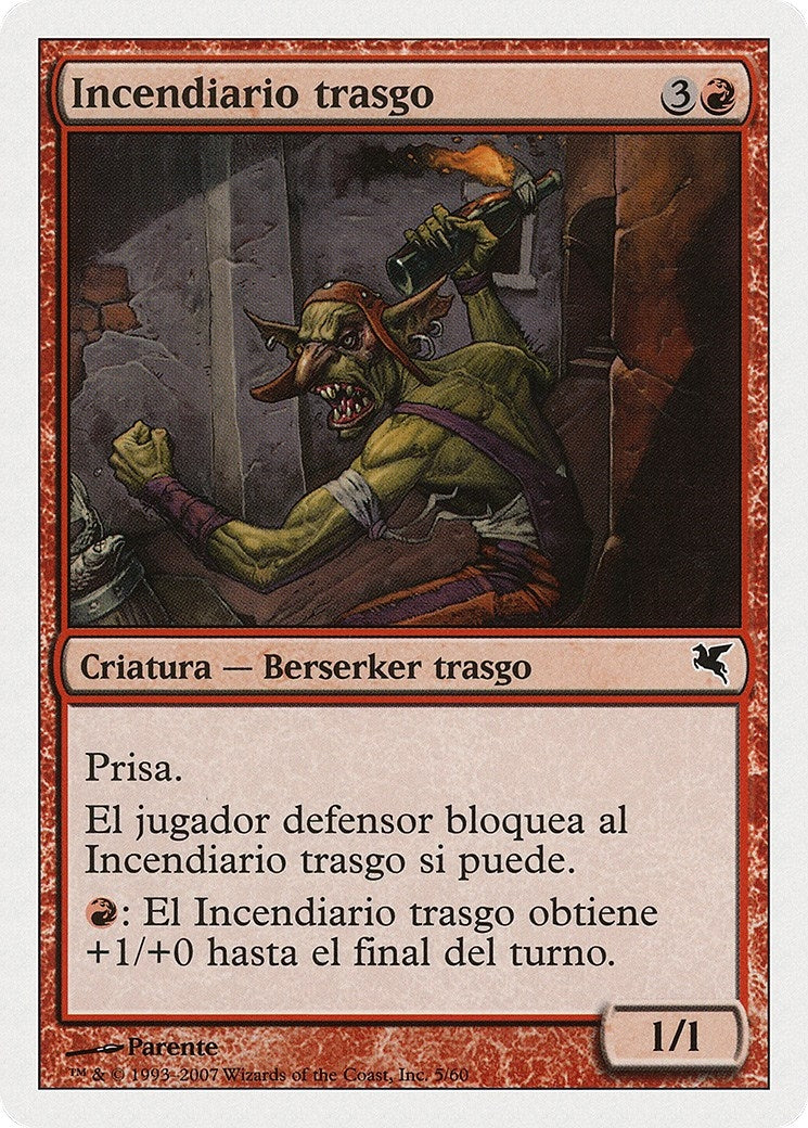 Goblin Fire Fiend (Spanish) - "Incendiario trasgo" (I5) (Magic Encyclopedia 2005 (Salvat/Hachette))
