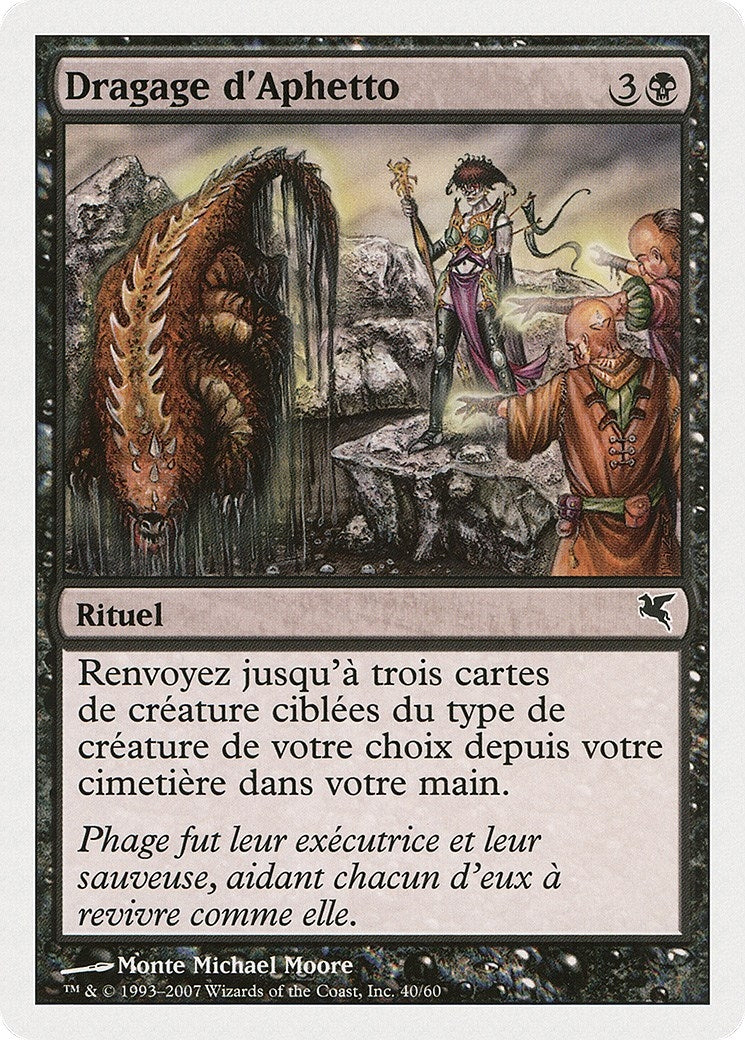 Aphetto Dredging (French) - "Dragage d'Aphetto" (D40) (Magic Encyclopedia 2005 (Salvat/Hachette))