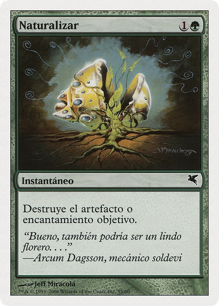 Naturalize (Spanish) - "Naturalizar" (D55) (Magic Encyclopedia 2005 (Salvat/Hachette))