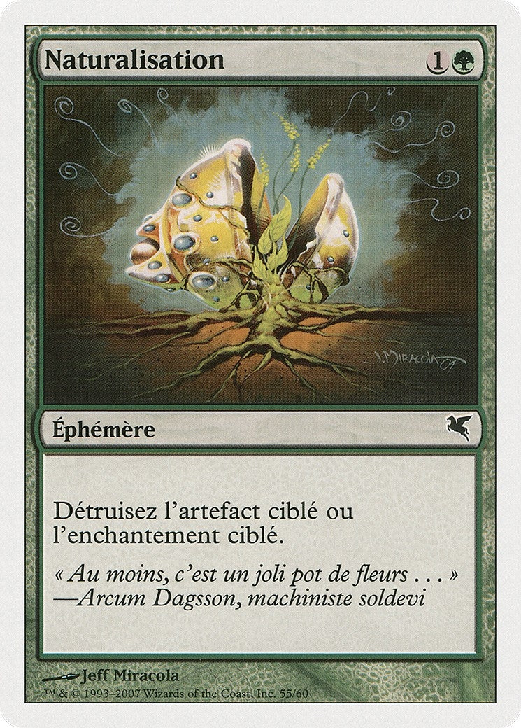 Naturalize (French) - "Naturalisation" (D55) (Magic Encyclopedia 2005 (Salvat/Hachette))