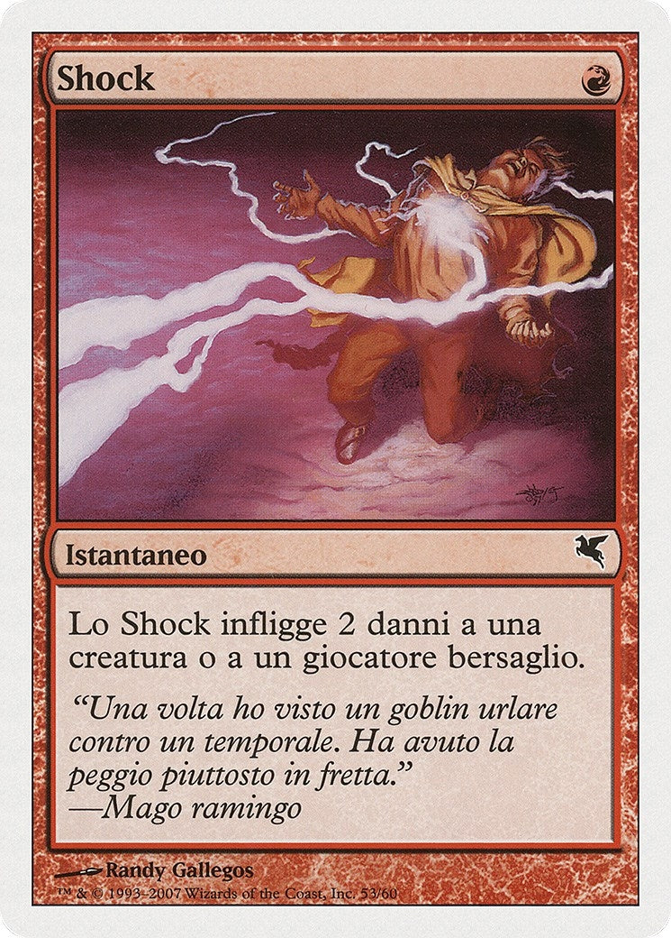 Shock (Italian) (I53) (Magic Encyclopedia 2005 (Salvat/Hachette))
