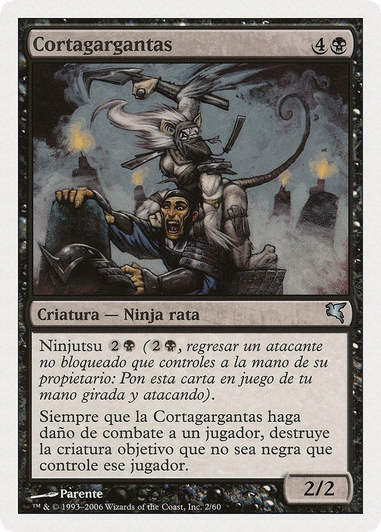 Throat Slitter (Spanish) - "Cortagargantas" (E2) (Magic Encyclopedia 2005 (Salvat/Hachette))