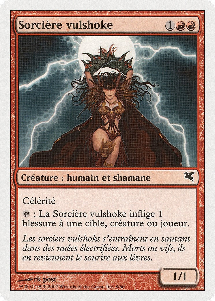 Vulshok Sorcerer (French) - "Sorcière vulshoke" (I8) (Magic Encyclopedia 2005 (Salvat/Hachette))