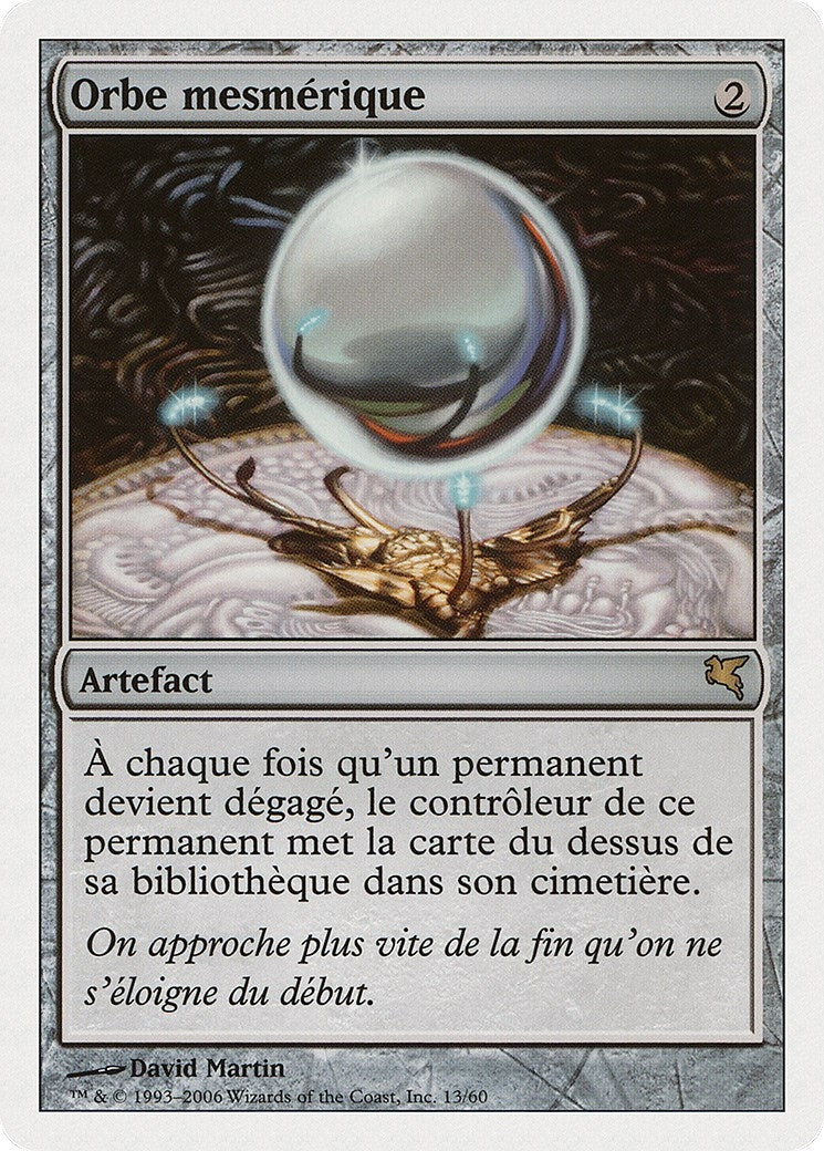 Mesmeric Orb (French)- "Orbe mesmérique" (H13) (Magic Encyclopedia 2005 (Salvat/Hachette))