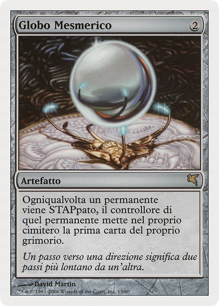 Mesmeric Orb (Italian)- "Globo Mesmerico" (H13) (Magic Encyclopedia 2005 (Salvat/Hachette))