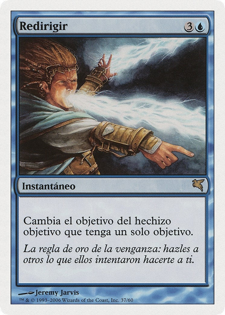 Deflection (Spanish) - "Redirigir" (E37) (Magic Encyclopedia 2005 (Salvat/Hachette))