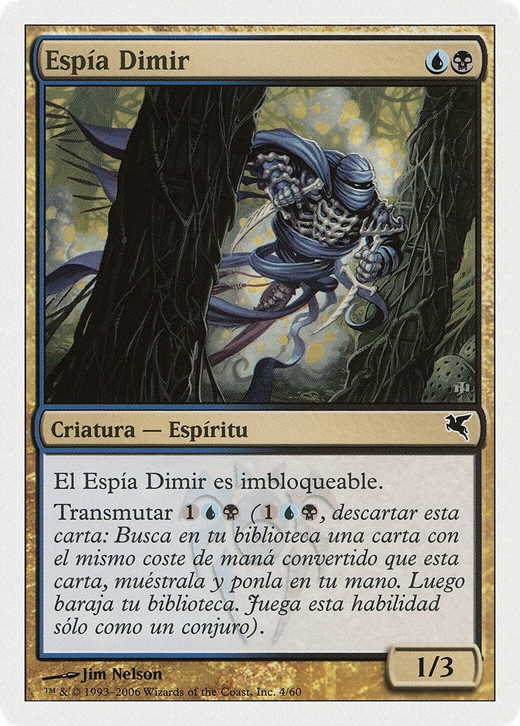 Dimir Infiltrator (Spanish) - "Espía Dimir" (E4) (Magic Encyclopedia 2005 (Salvat/Hachette))