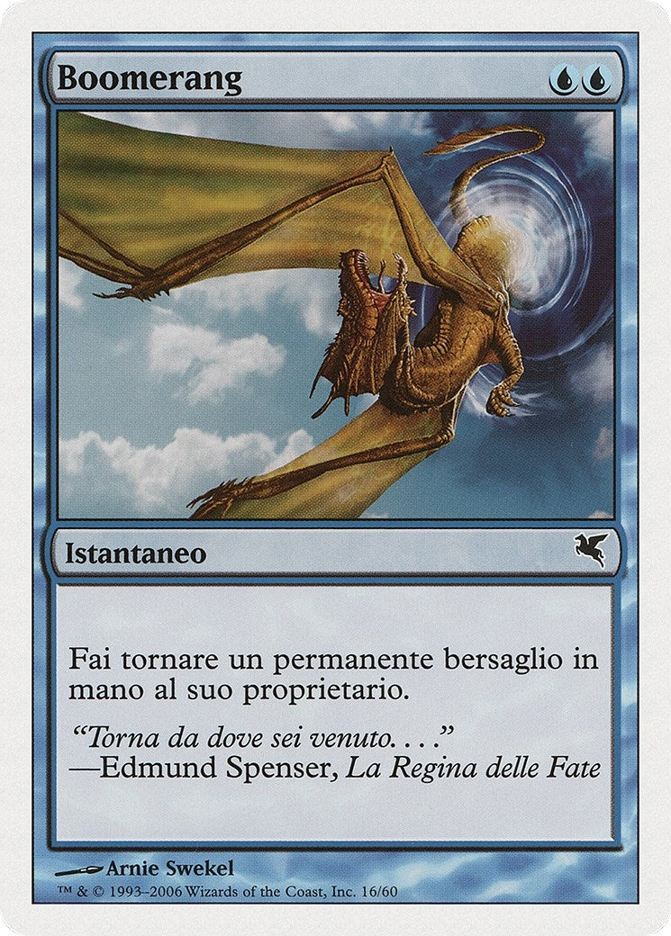 Boomerang (Italian) (H16) (Magic Encyclopedia 2005 (Salvat/Hachette))