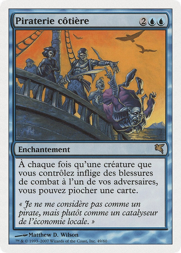 Coastal Piracy (French) - "Piraterie côtière" (E49) (Magic Encyclopedia 2005 (Salvat/Hachette))