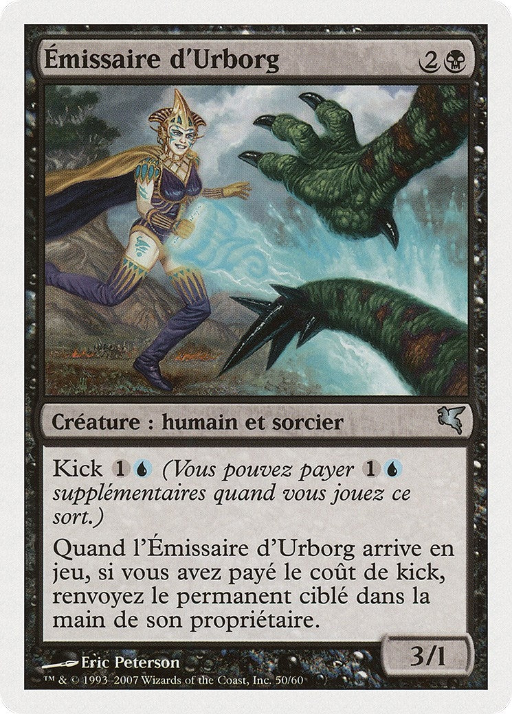 Urborg Emissary (French) - "Émissaire d'Urborg" (E50) (Magic Encyclopedia 2005 (Salvat/Hachette))