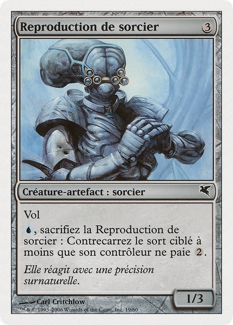 Wizard Replica (French) - "Reproduction de sorcier" (H19) (Magic Encyclopedia 2005 (Salvat/Hachette))