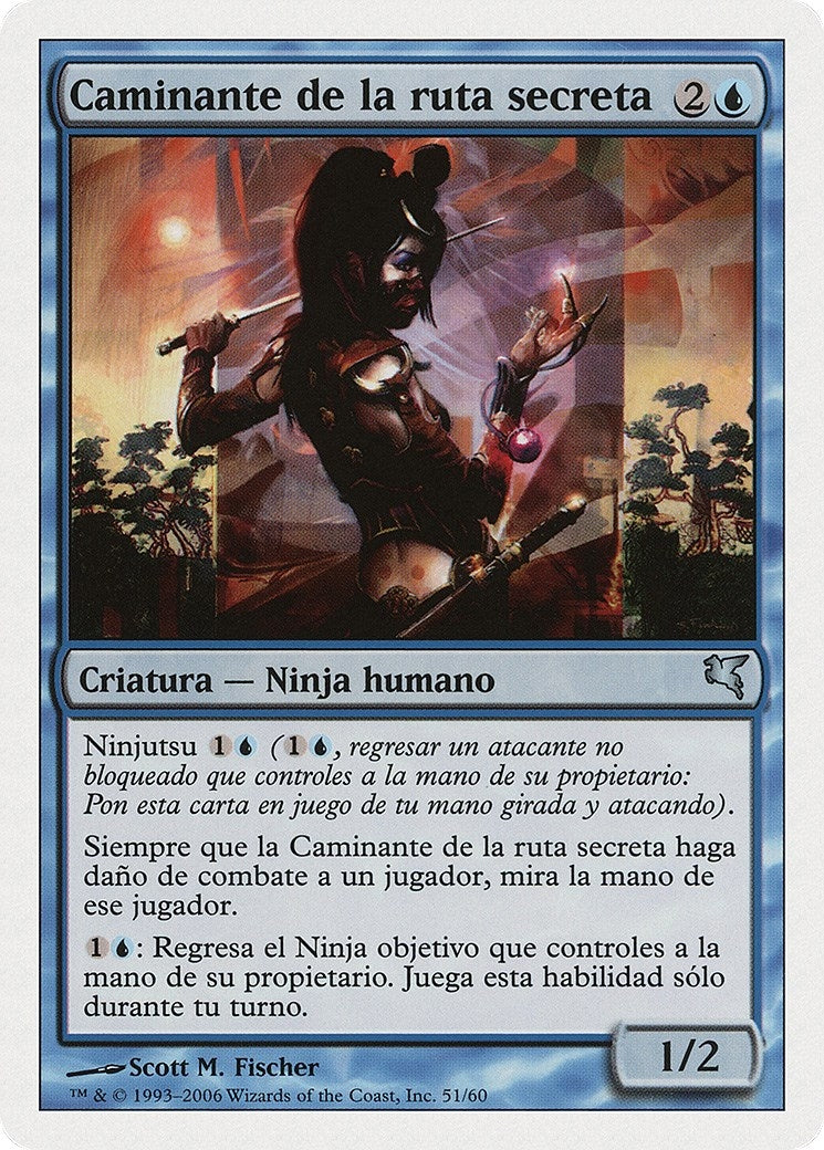 Walker of Secret Ways (Spanish) - "Caminante de la ruta secreta" (E51) (Magic Encyclopedia 2005 (Salvat/Hachette))