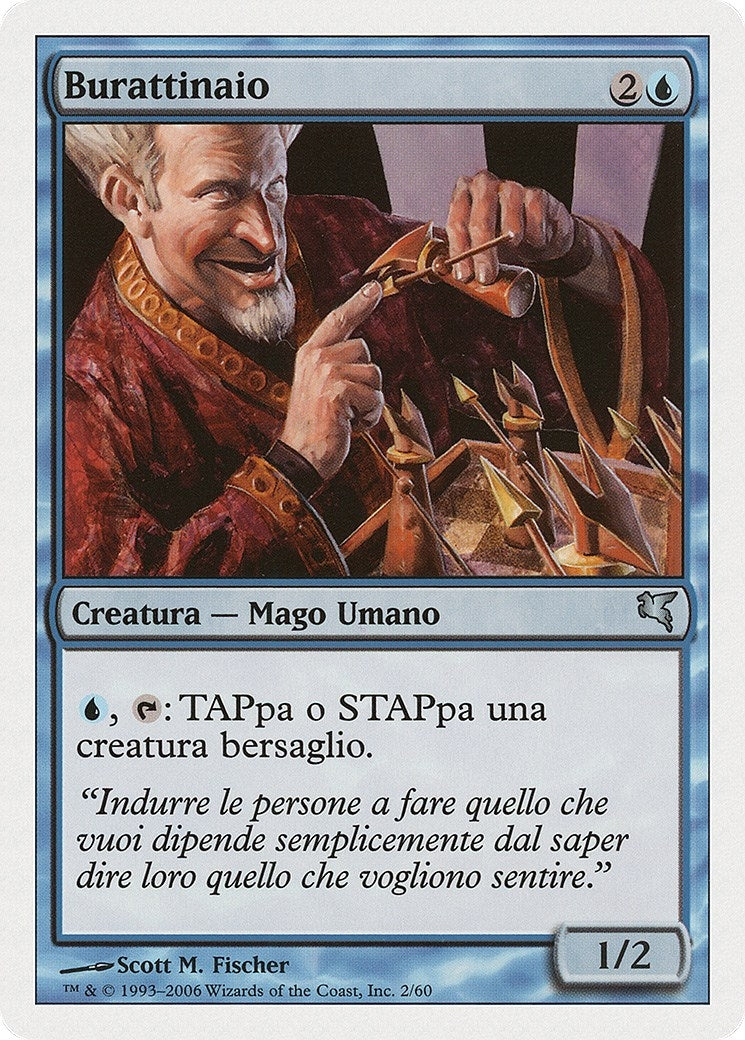 Puppeteer (Italian) - "Burattinaio" (H2) (Magic Encyclopedia 2005 (Salvat/Hachette))