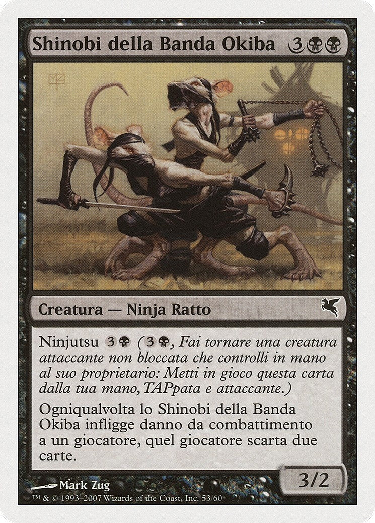 Okiba-Gang Shinobi (Italian) - "Shinobi della Banda Okiba" (E53) (Magic Encyclopedia 2005 (Salvat/Hachette))
