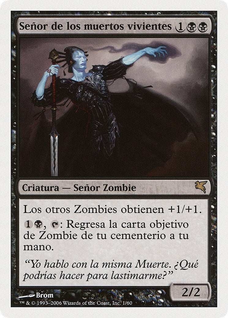 Lord of the Undead (Spanish) - "Señor de los muertos vivientes" (F1) (Magic Encyclopedia 2005 (Salvat/Hachette))