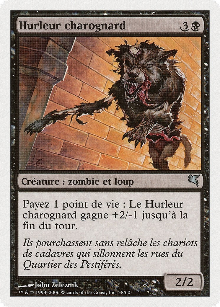 Carrion Howler (French) - "Hurleur charognard" (F38) (Magic Encyclopedia 2005 (Salvat/Hachette))