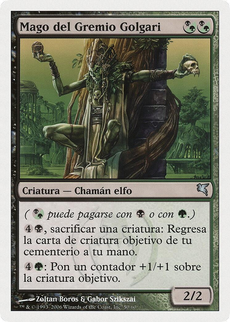 Golgari Guildmage (Spanish) - "Mago del Gremio Golgari" (B50) (B50) (Magic Encyclopedia 2005 (Salvat/Hachette))