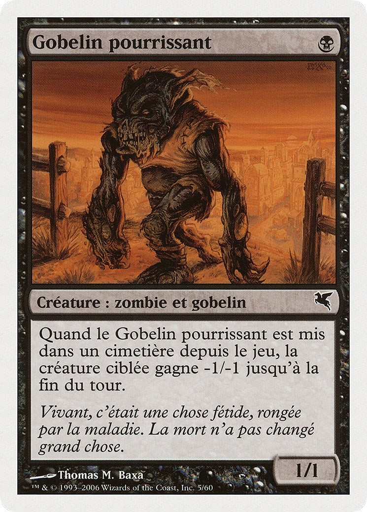Festering Goblin (French) - "Gobelin pourrissant" (F5) (Magic Encyclopedia 2005 (Salvat/Hachette))