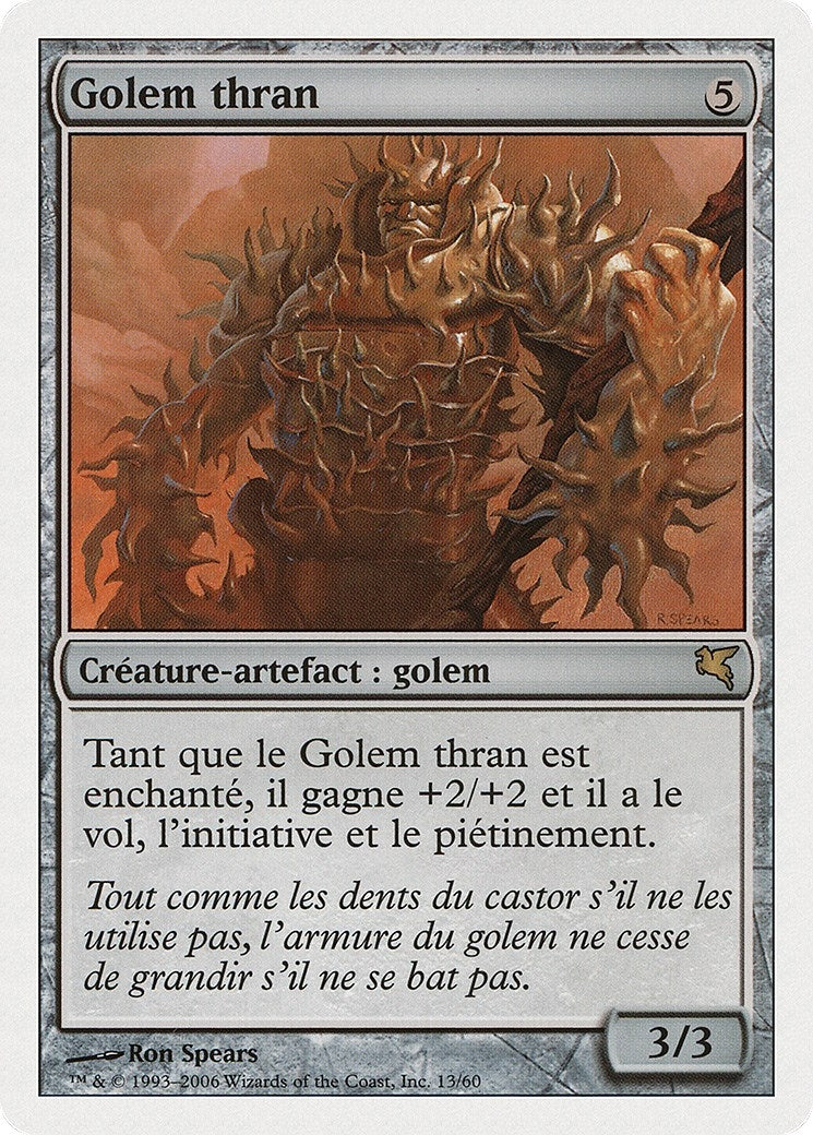 Thran Golem (French) - "Golem thran" (G13) (Magic Encyclopedia 2005 (Salvat/Hachette))