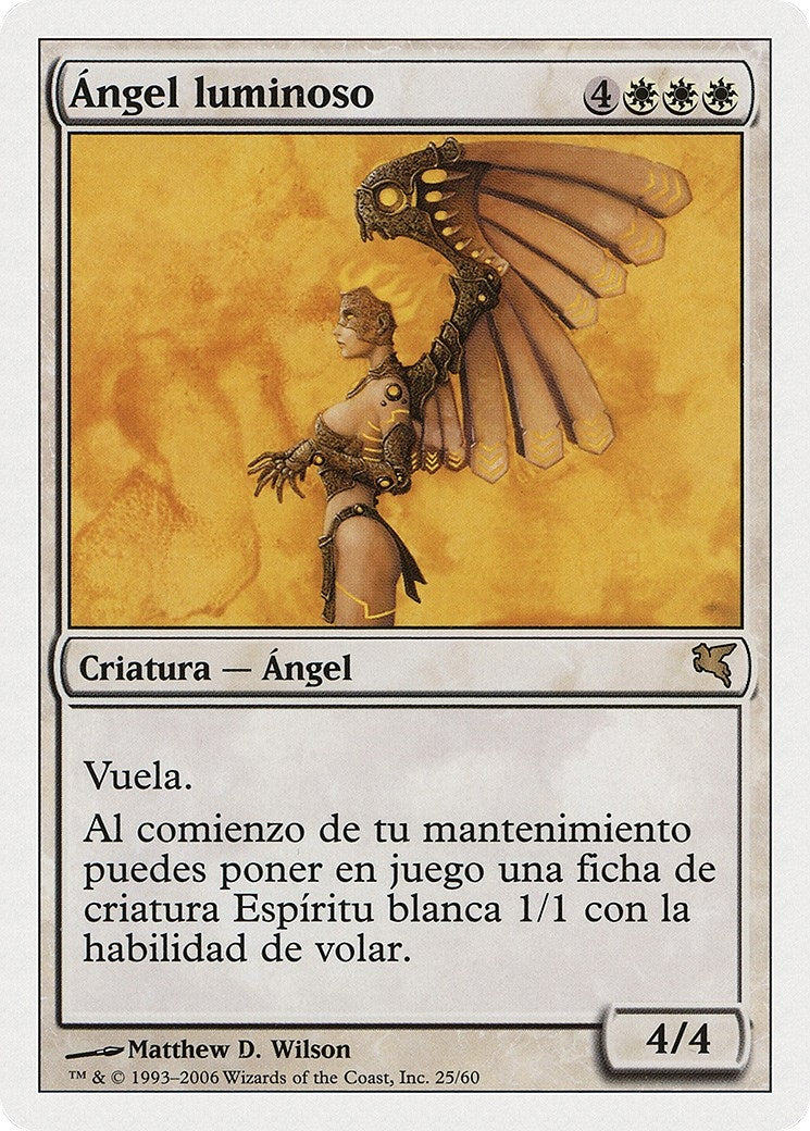 Luminous Angel (Spanish) - "Ángel luminoso" (G25) (Magic Encyclopedia 2005 (Salvat/Hachette))