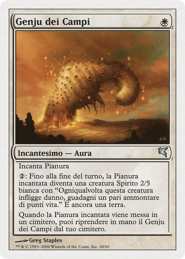 Genju of the Fields (Italian) - "Genju dei Campi" (G28) (Magic Encyclopedia 2005 (Salvat/Hachette))