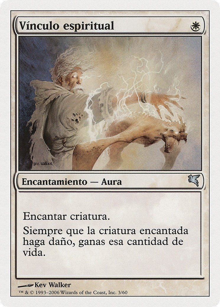 Spirit Link (Spanish) - "Vínculo espiritual" (G3) (Magic Encyclopedia 2005 (Salvat/Hachette))