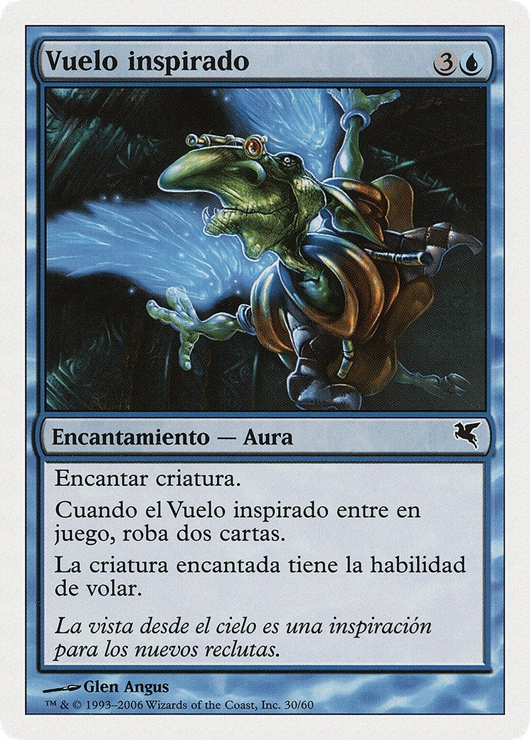 Flight of Fancy (Spanish) - "Vuelo inspirado" (G30) (Magic Encyclopedia 2005 (Salvat/Hachette))