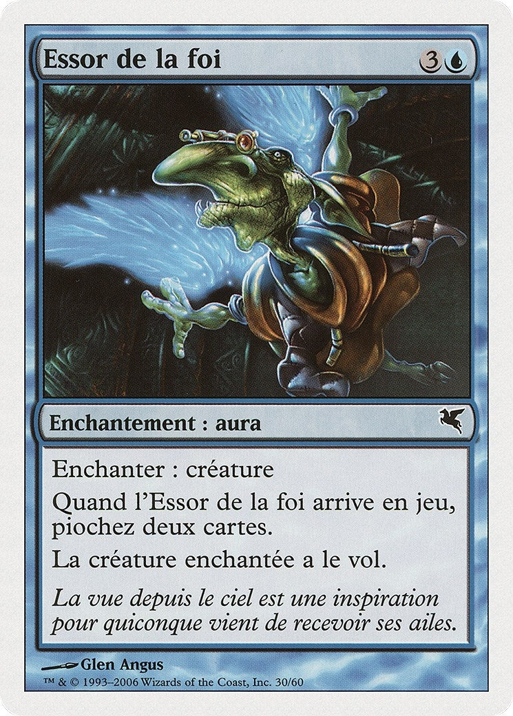 Flight of Fancy (French) - "Essor de la foi" (G30) (Magic Encyclopedia 2005 (Salvat/Hachette))