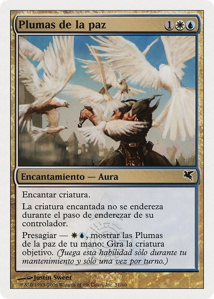 Plumes of Peace (Spanish) - "Plumas de la paz" (G31) (Magic Encyclopedia 2005 (Salvat/Hachette))